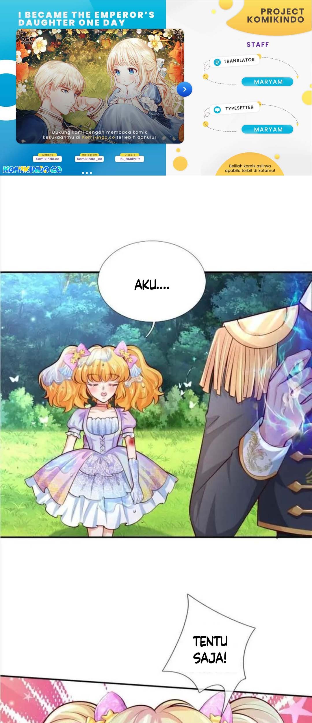 Komik I Became The Emperor’s Daughter One Day Chapter 166 gambar nomor 1