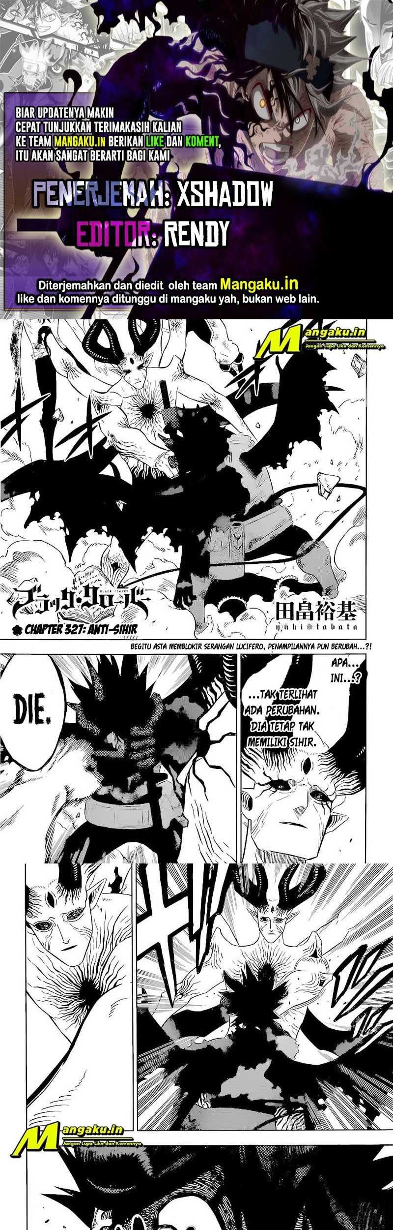 Komik Black Clover Chapter 327 gambar nomor 1