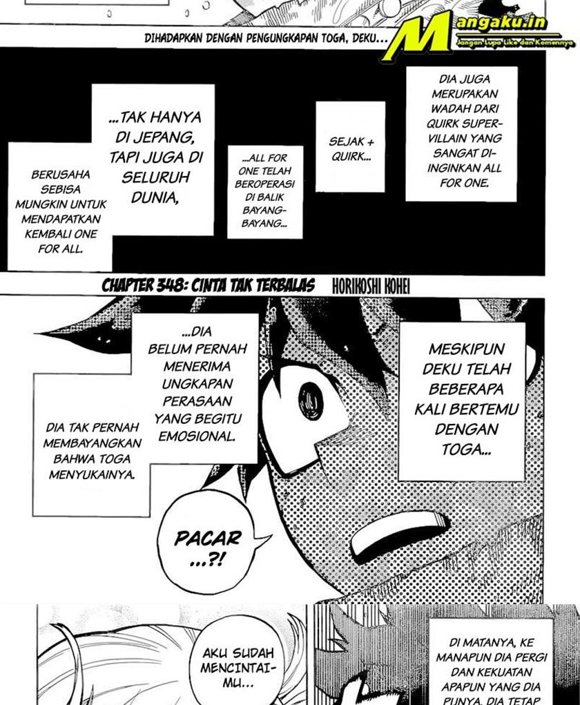 Boku no Hero Academia Chapter 348 Gambar 3