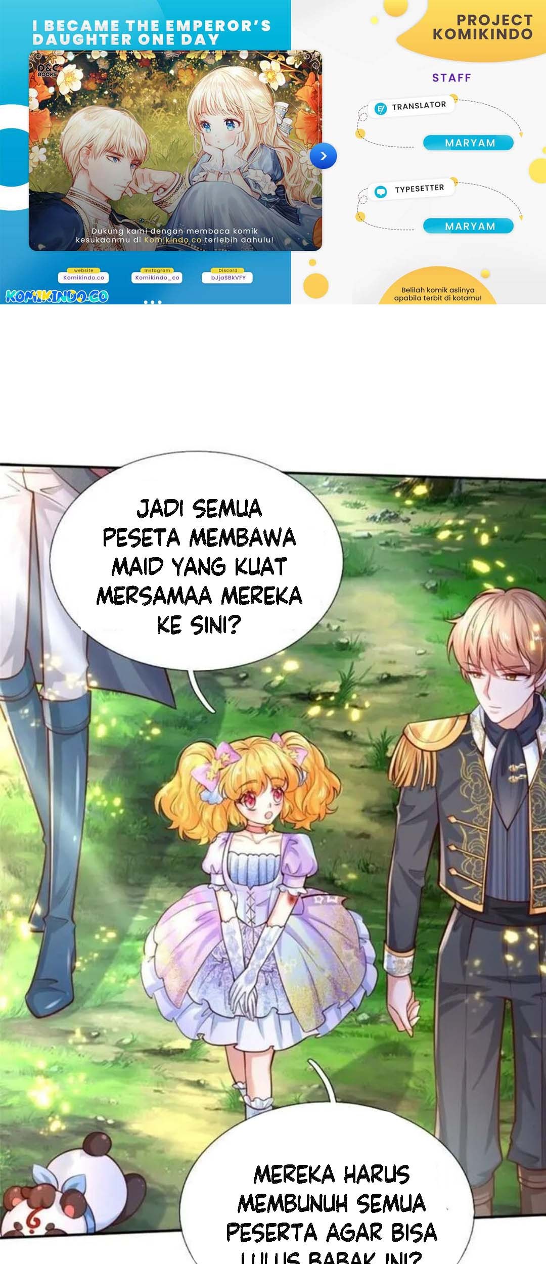 Komik I Became The Emperor’s Daughter One Day Chapter 168 gambar nomor 1