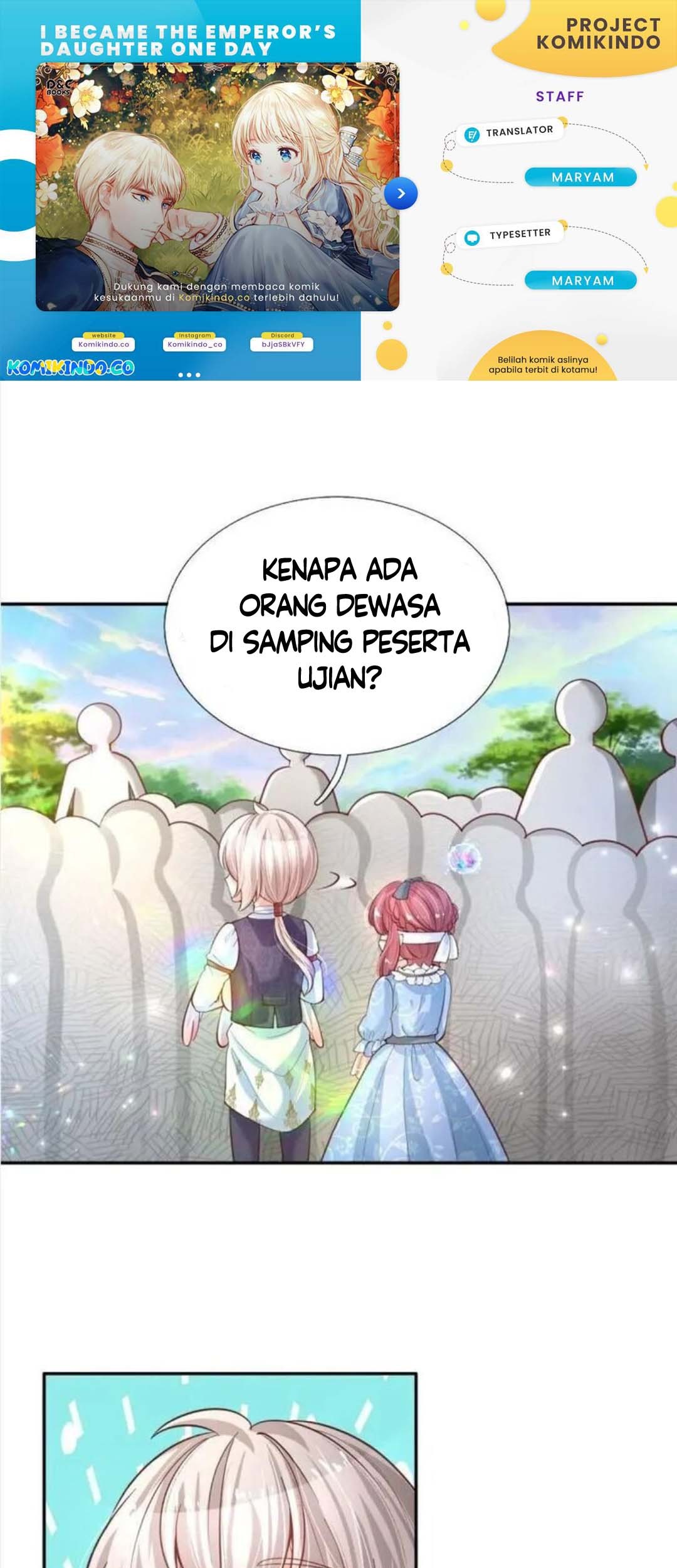 Komik I Became The Emperor’s Daughter One Day Chapter 172 gambar nomor 1