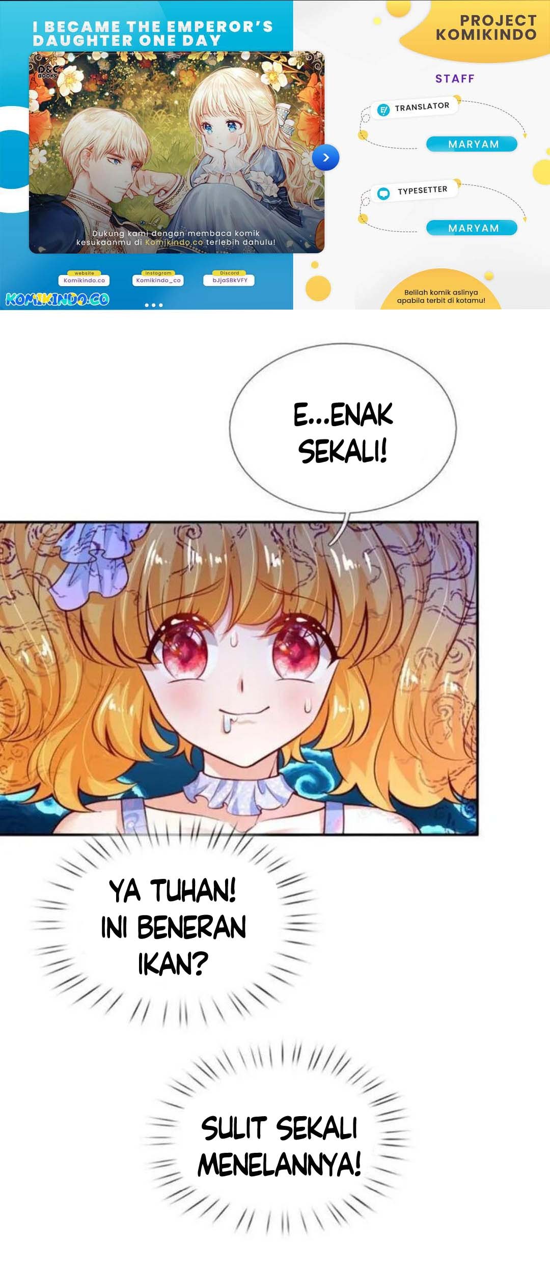 Komik I Became The Emperor’s Daughter One Day Chapter 171 gambar nomor 1