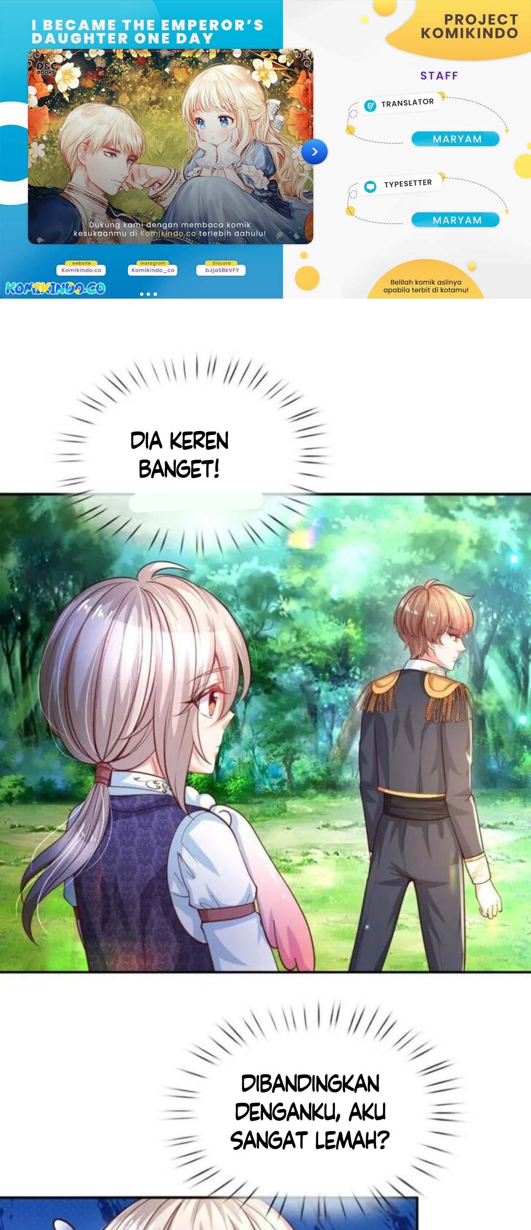 Komik I Became The Emperor’s Daughter One Day Chapter 174 gambar nomor 1