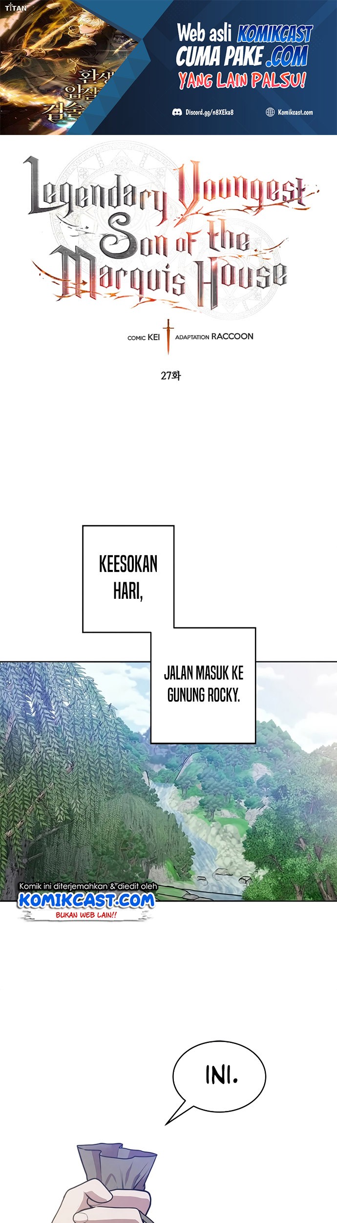 Manhwa Legendary Youngest Son of the Marquis House Chapter 27 gambar nomor 2