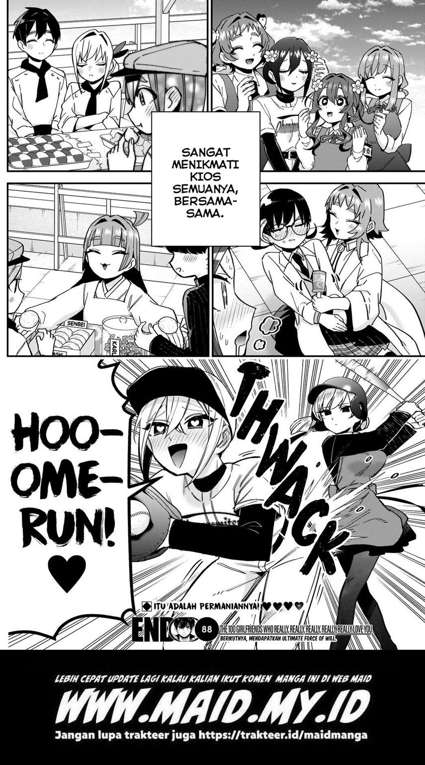 Kimi no Koto ga Dai Dai Dai Dai Daisuki na 100-ri no Kanojo Chapter 88 Gambar 22