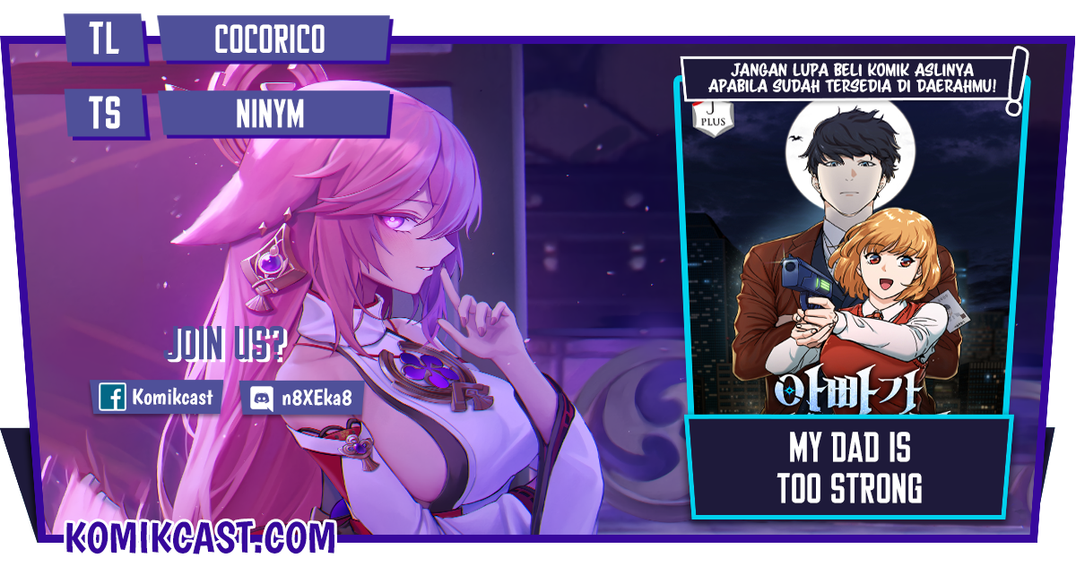 Komik My Dad Is Too Strong Chapter 80 gambar nomor 1