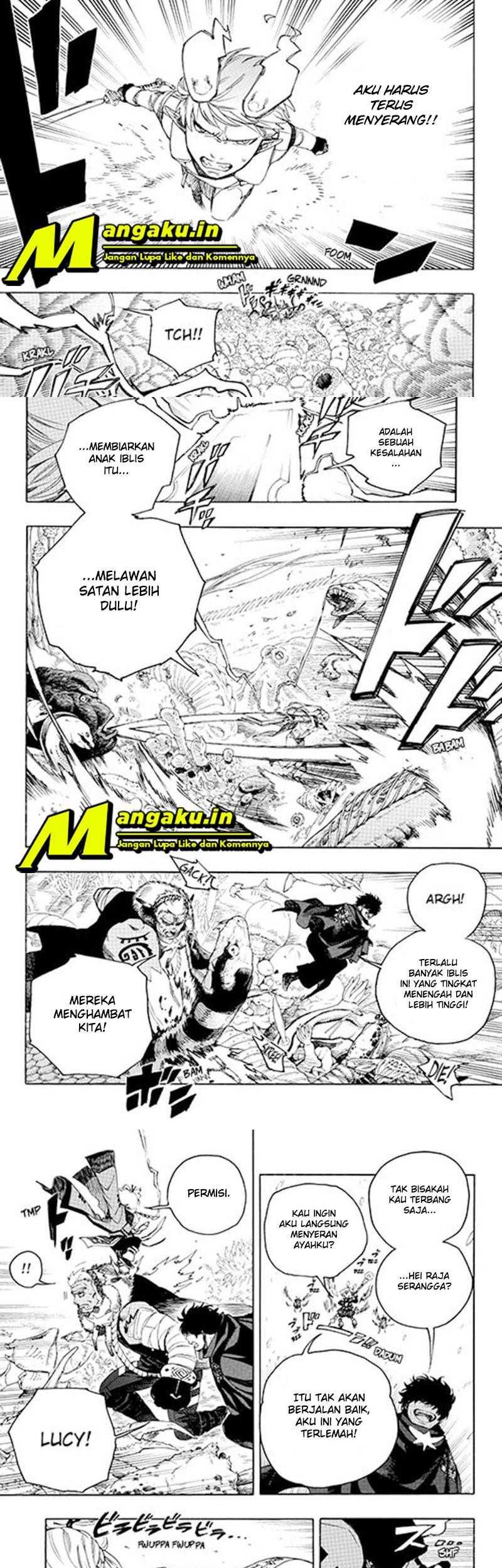 Ao no Exorcist Chapter 133 Gambar 5