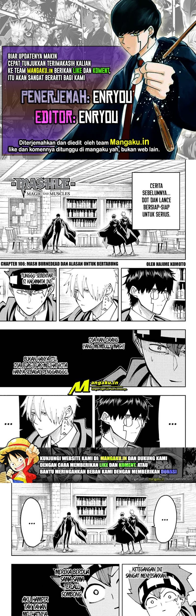 Komik Mashle: Magic and Muscles Chapter 106 gambar nomor 1