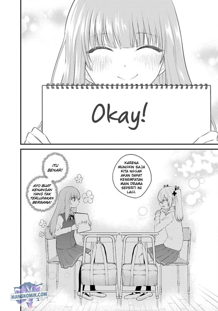 Koe ga dasenai Shoujo wa “Kanojo ga Yasashisugiru” to Omotte iru Chapter 48 Gambar 8