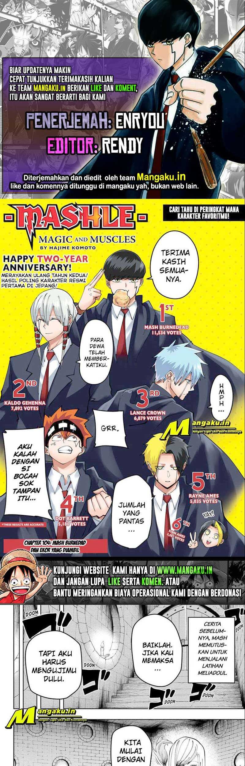 Komik Mashle: Magic and Muscles Chapter 104 gambar nomor 1