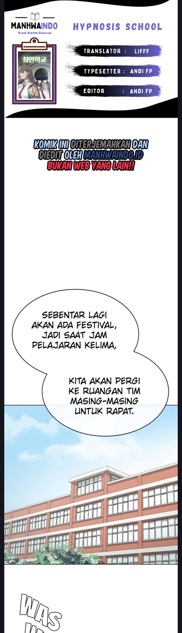 Komik Hypnosis School Chapter 34 gambar nomor 1