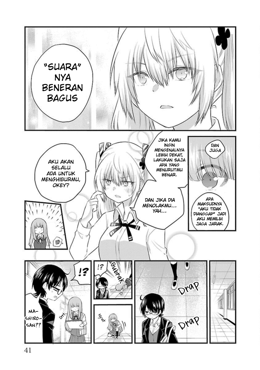 Koe ga dasenai Shoujo wa “Kanojo ga Yasashisugiru” to Omotte iru Chapter 45 Gambar 8