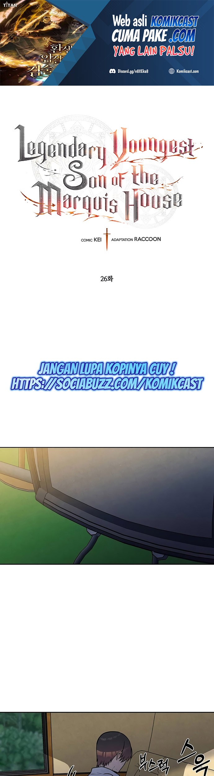 Manhwa Legendary Youngest Son of the Marquis House Chapter 26 gambar nomor 2