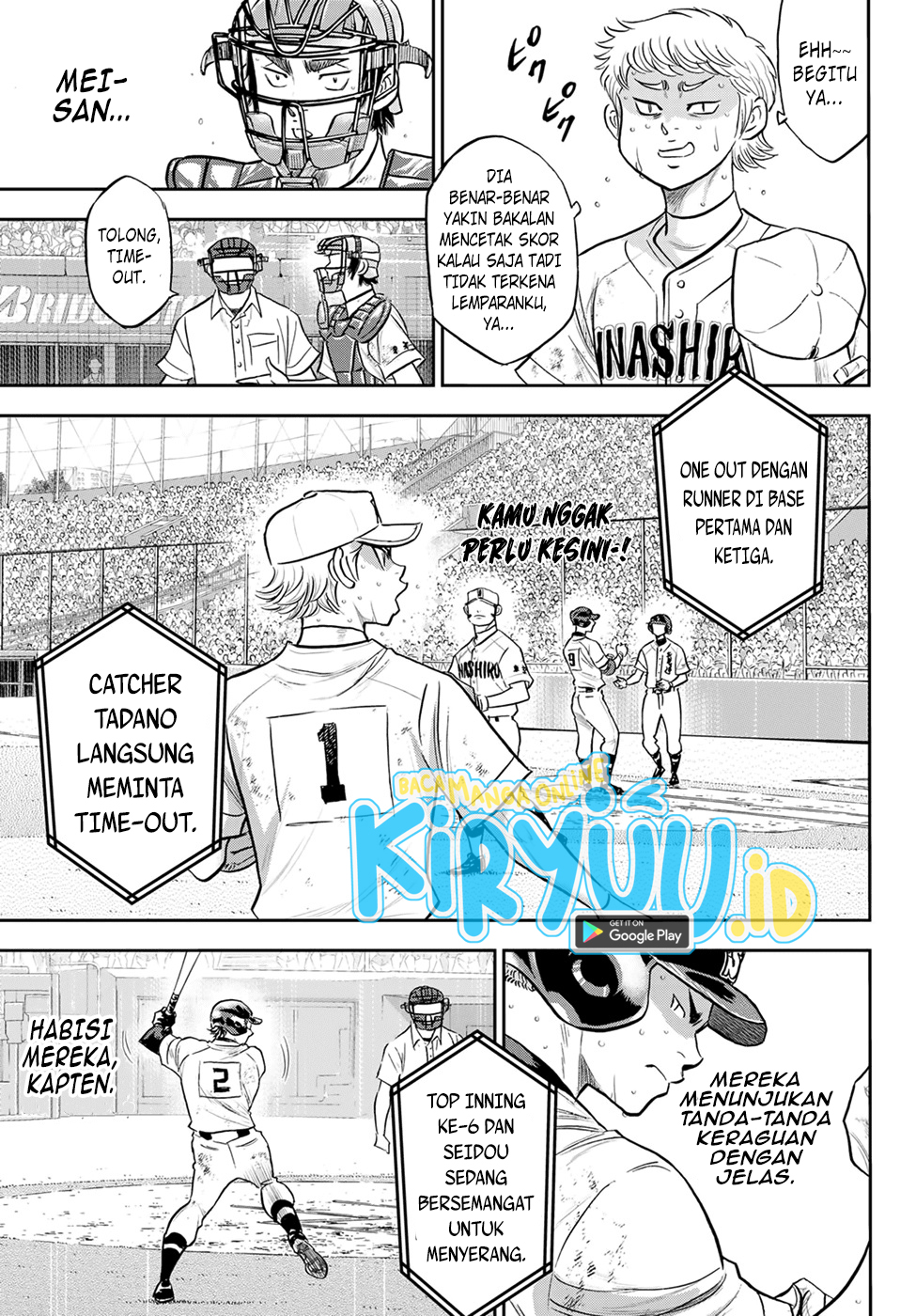 Diamond no Ace Act 2 Chapter 280 Gambar 19
