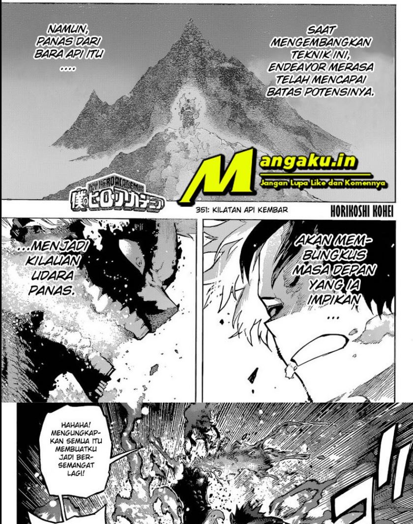 Manga Boku no Hero Academia Chapter 351 gambar nomor 2