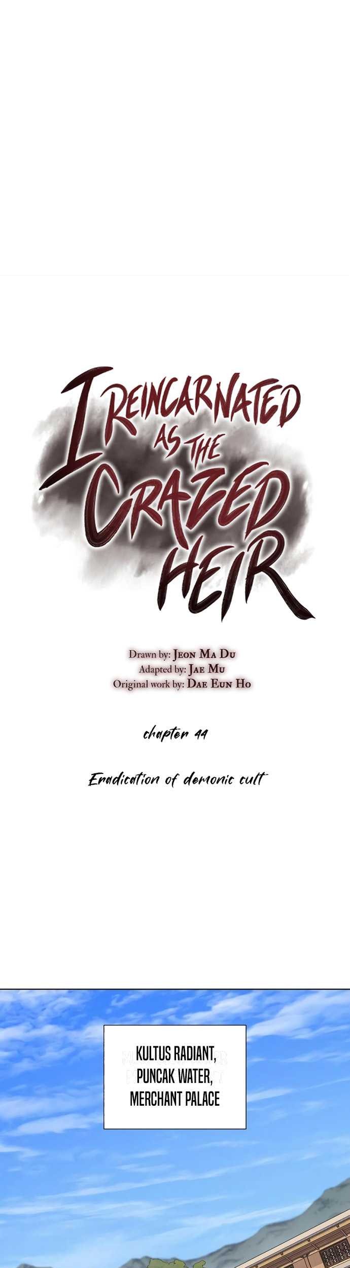 I Reincarnated As The Crazed Heir Chapter 44 Gambar 30