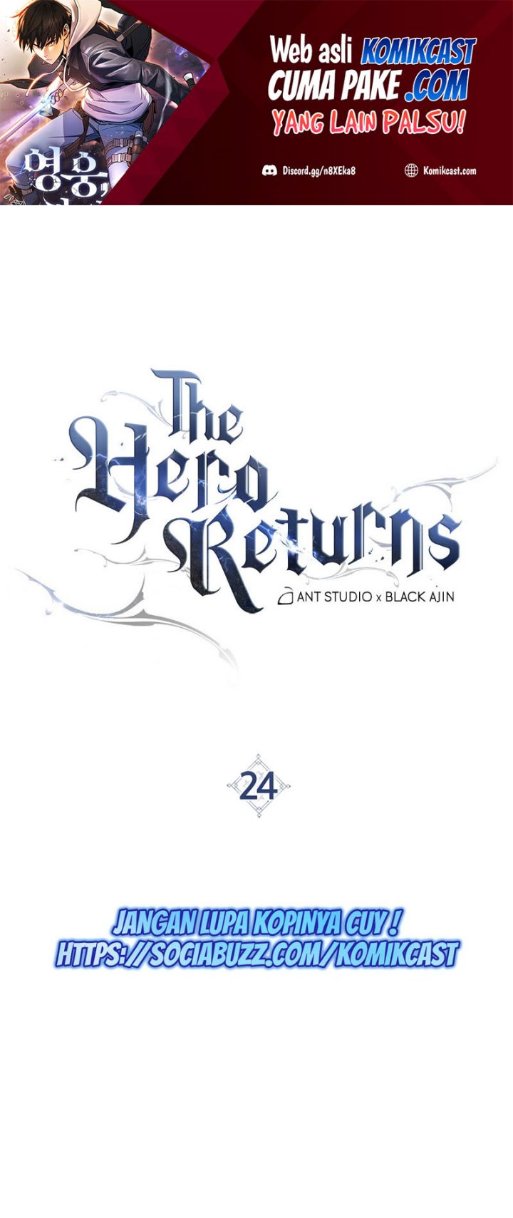 Manhwa The Hero Returns Chapter 24 gambar nomor 2