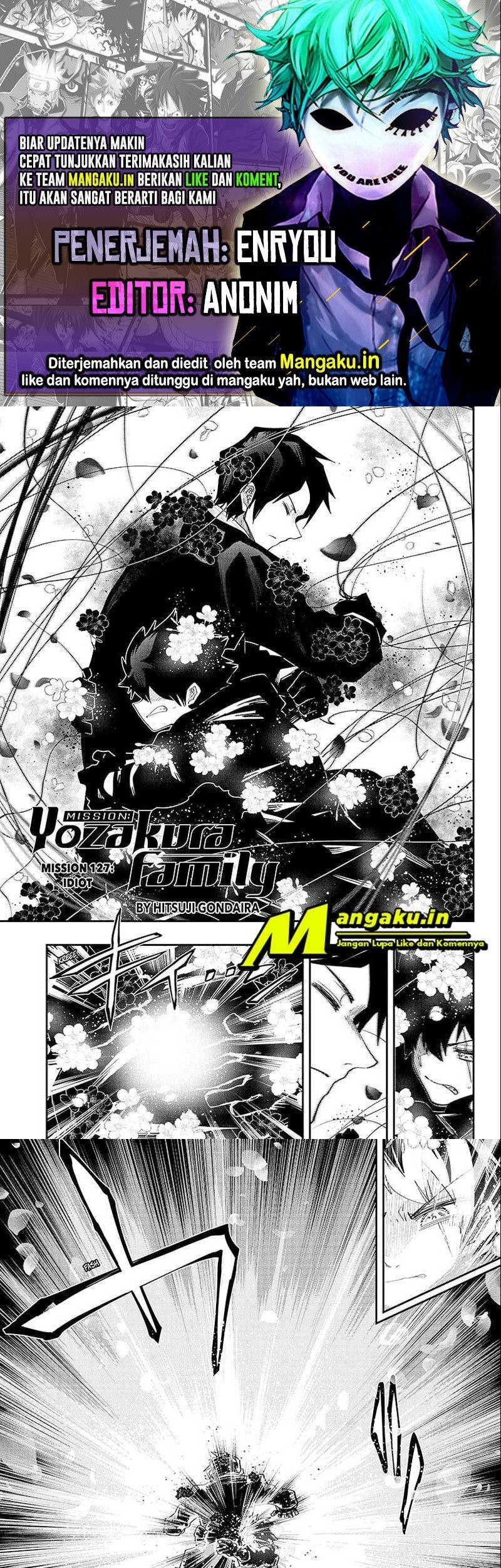 Komik Mission: Yozakura Family Chapter 127 gambar nomor 1