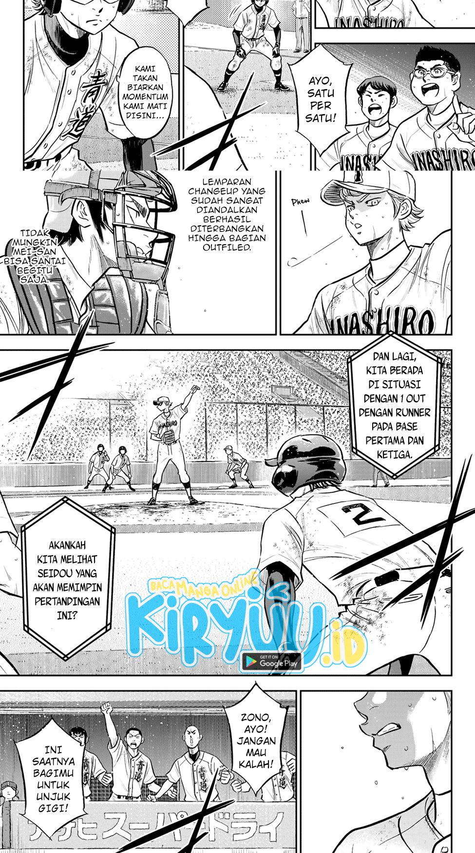 Diamond no Ace Act 2 Chapter 282 Gambar 13