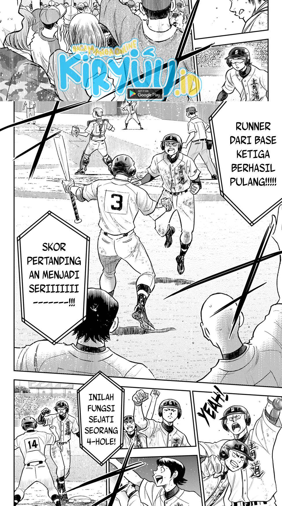 Diamond no Ace Act 2 Chapter 282 Gambar 9