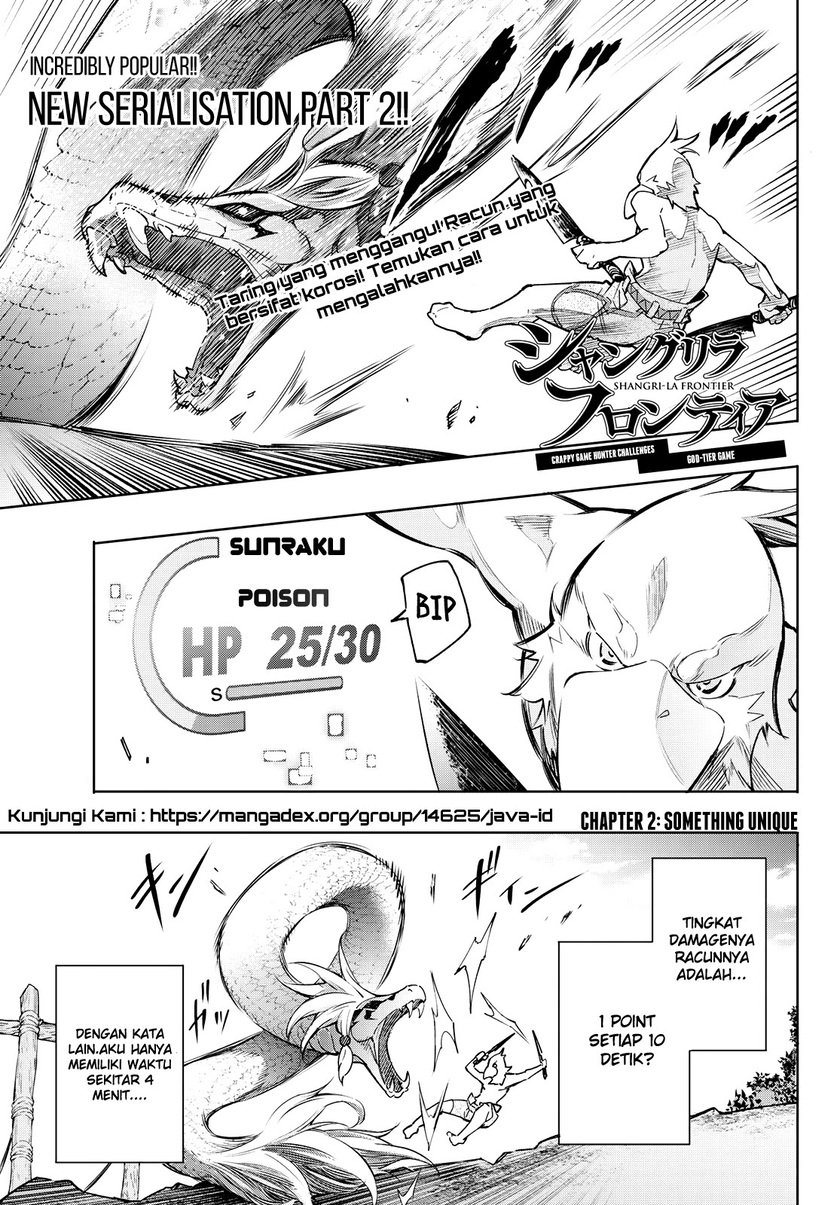 Shangri-La Frontier ~ Kusoge Hunter, Kamige ni Idoman to su~ Chapter 02 Gambar 4