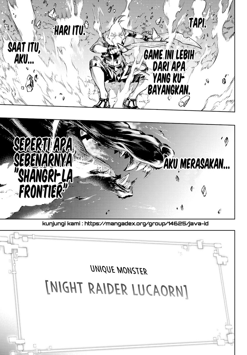 Shangri-La Frontier ~ Kusoge Hunter, Kamige ni Idoman to su~ Chapter 02 Gambar 55