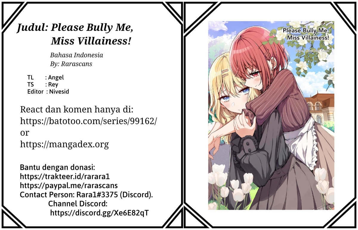 Komik Please Bully Me, Miss Villainess! Chapter 05 gambar nomor 1