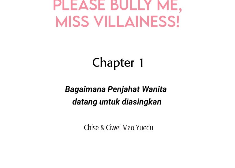 Please Bully Me, Miss Villainess! Chapter 01 Gambar 3