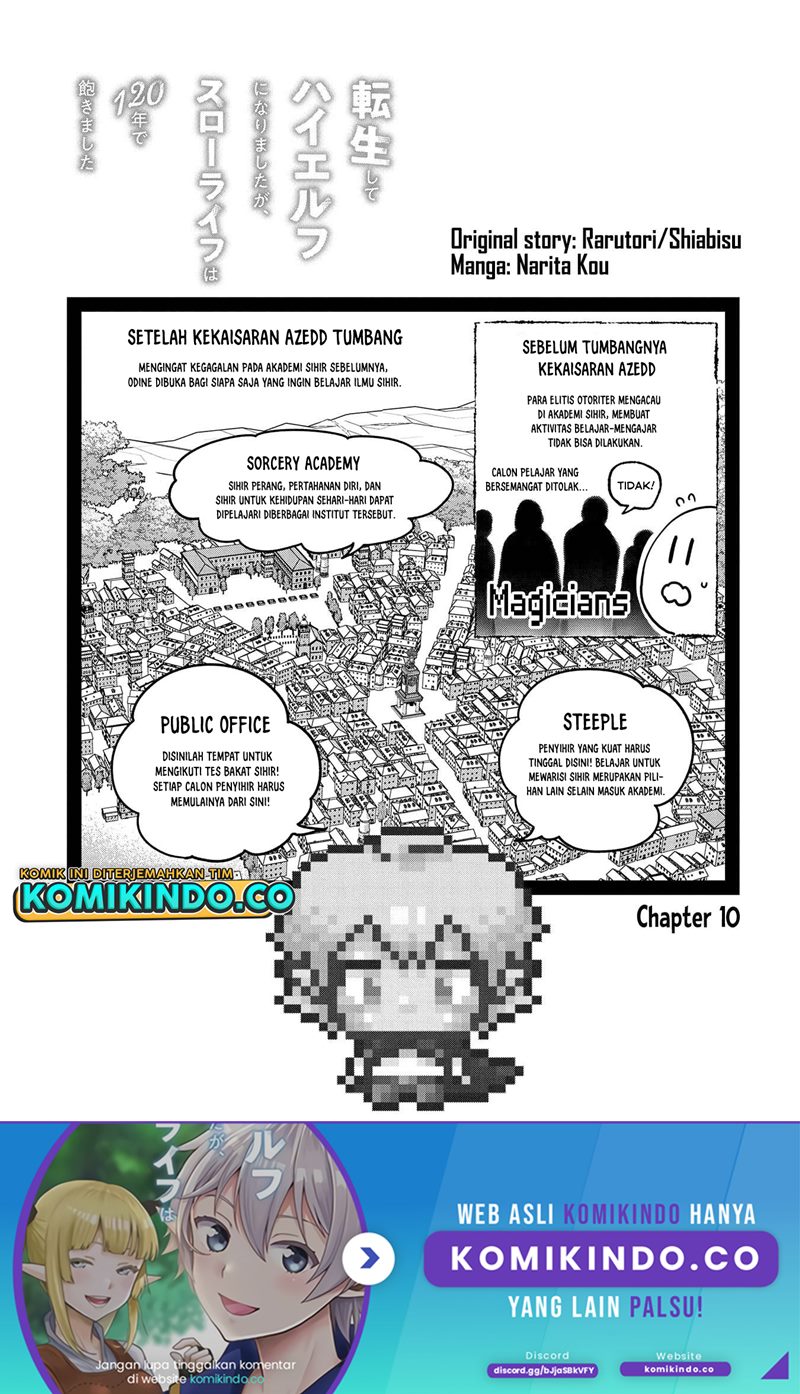 Manga Tensei Shite High Elf ni Narimashitaga, Slow Life wa 120-nen de Akimashita Chapter 10 gambar nomor 2