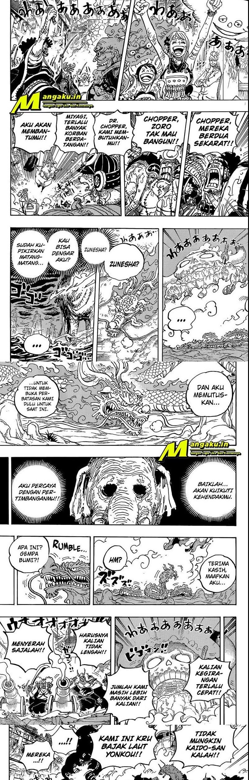 One Piece Chapter 1050 Gambar 5