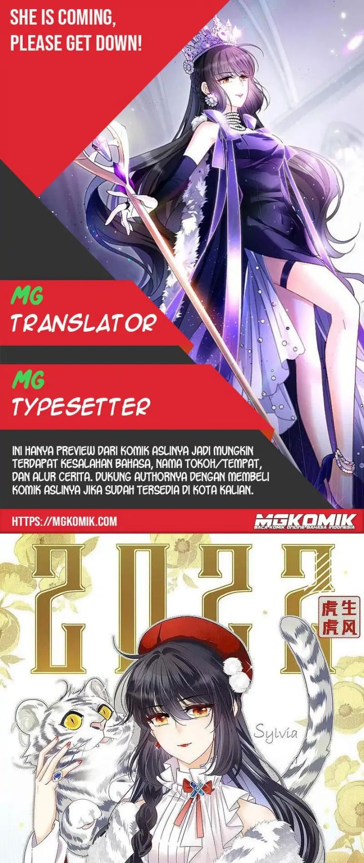 Komik She Is Coming, Please Get Down! Chapter 77.3 gambar nomor 1