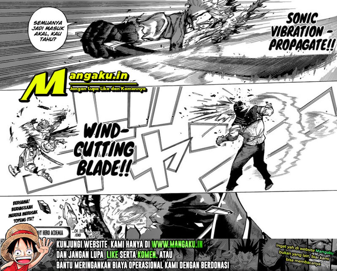 Boku no Hero Academia Chapter 355 Gambar 15