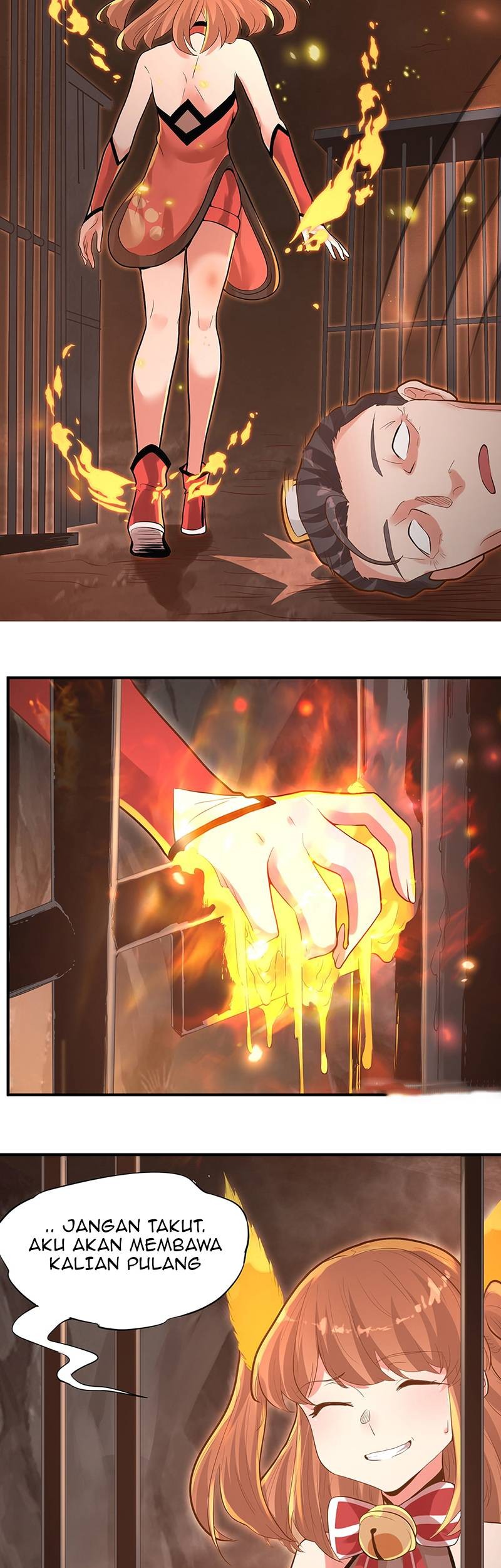 Surrounded by Monsters, I Found a Little Witch Chapter 09 Gambar 17