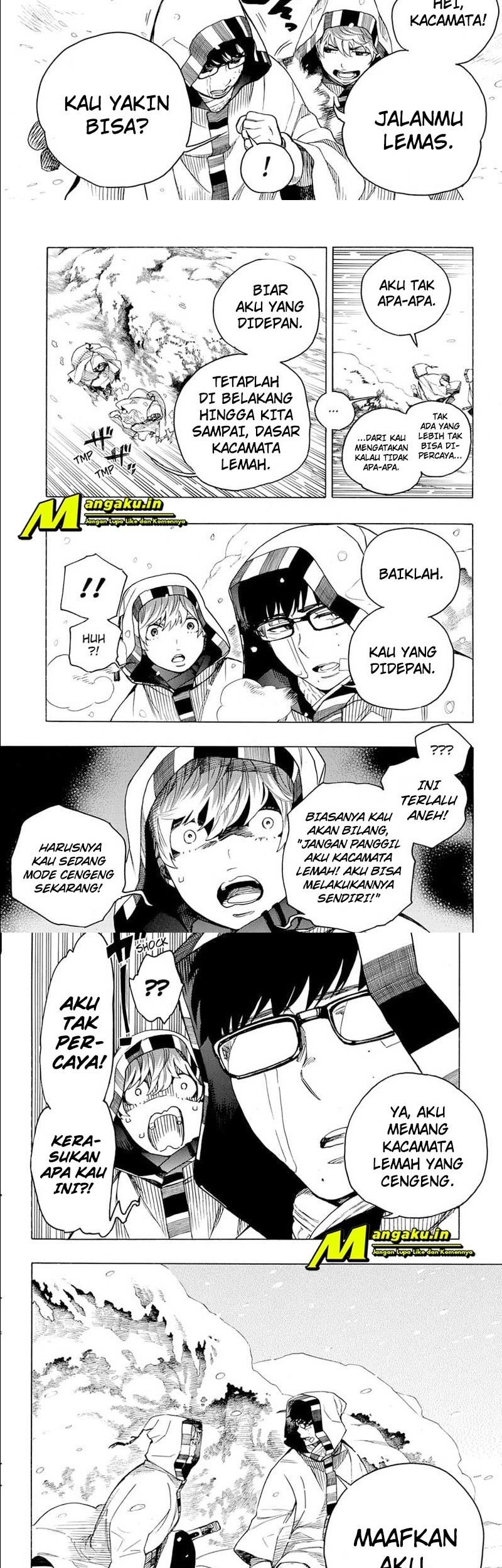 Ao no Exorcist Chapter 133.2 Gambar 3