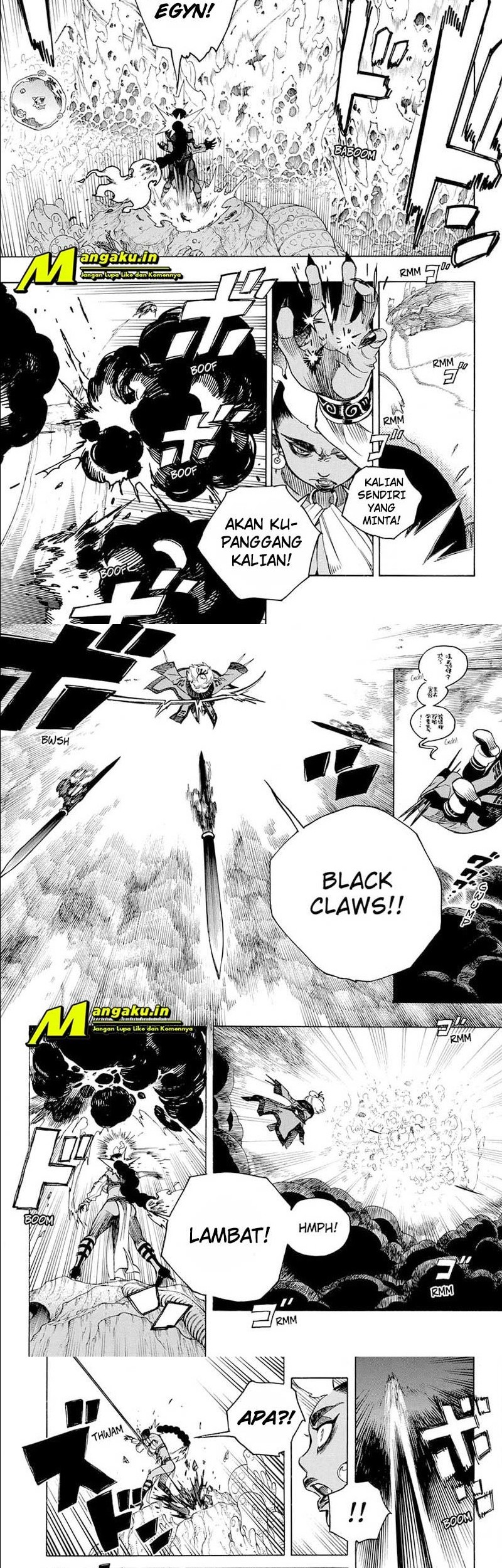 Ao no Exorcist Chapter 133.2 Gambar 6