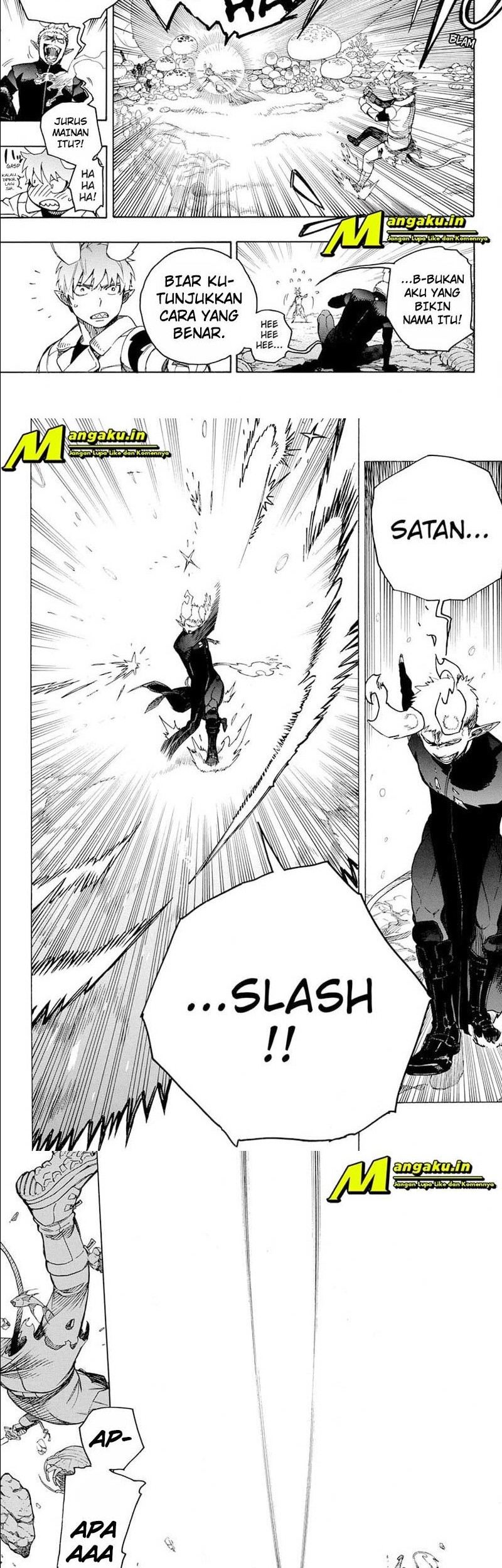 Ao no Exorcist Chapter 133.2 Gambar 8