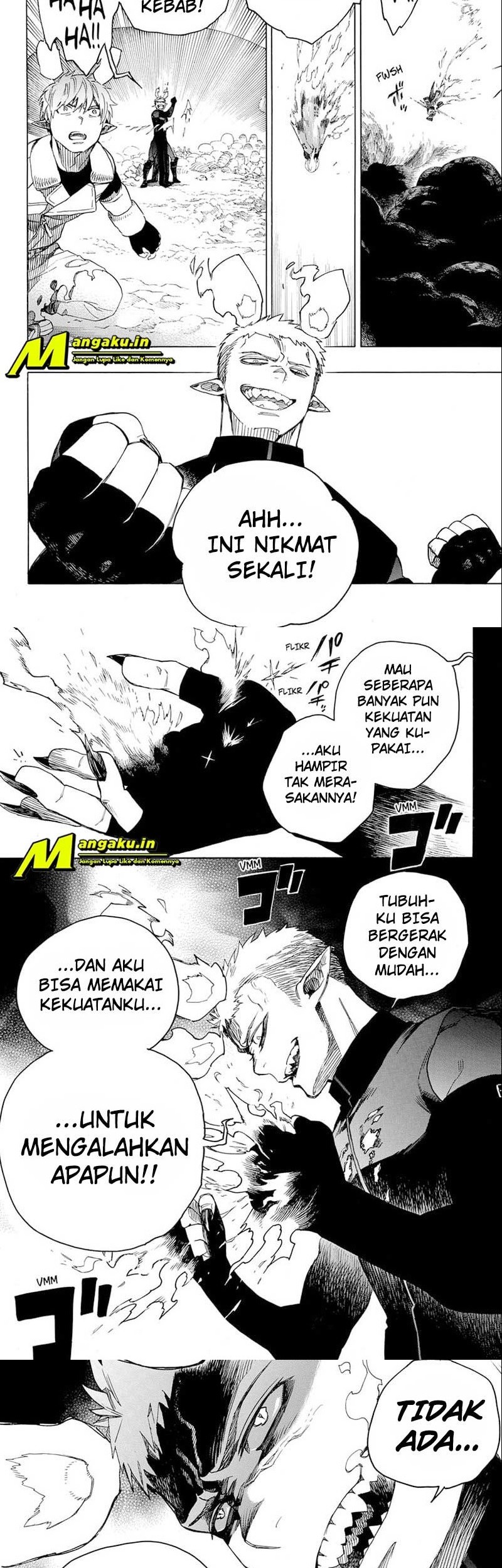 Ao no Exorcist Chapter 133.2 Gambar 12