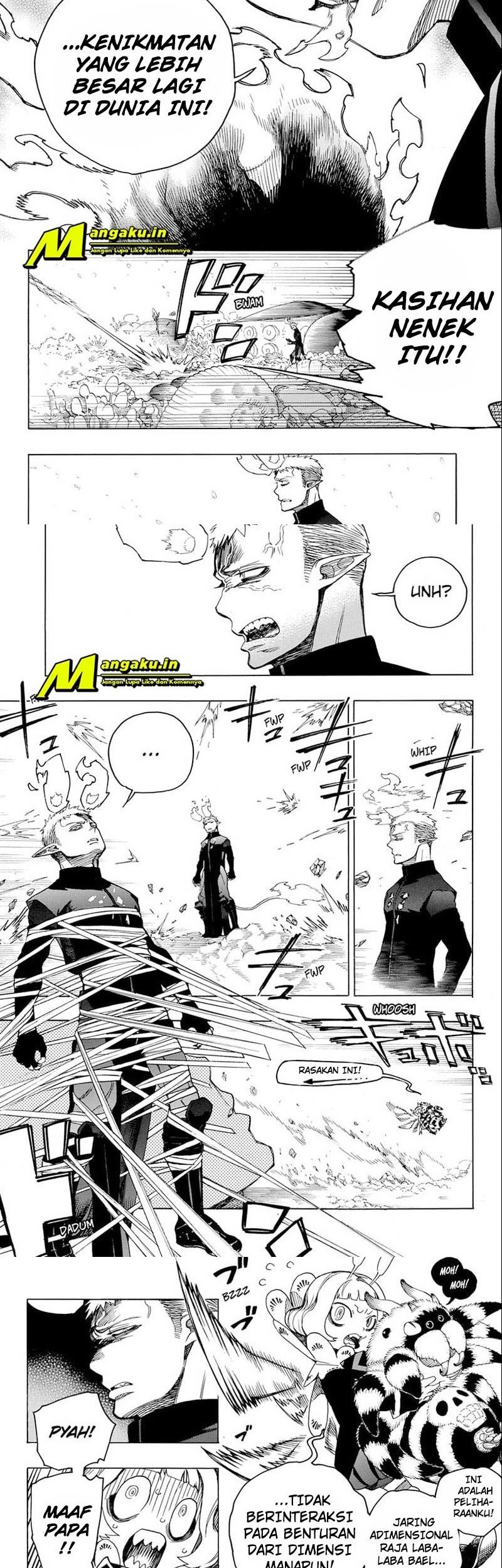 Ao no Exorcist Chapter 133.2 Gambar 13