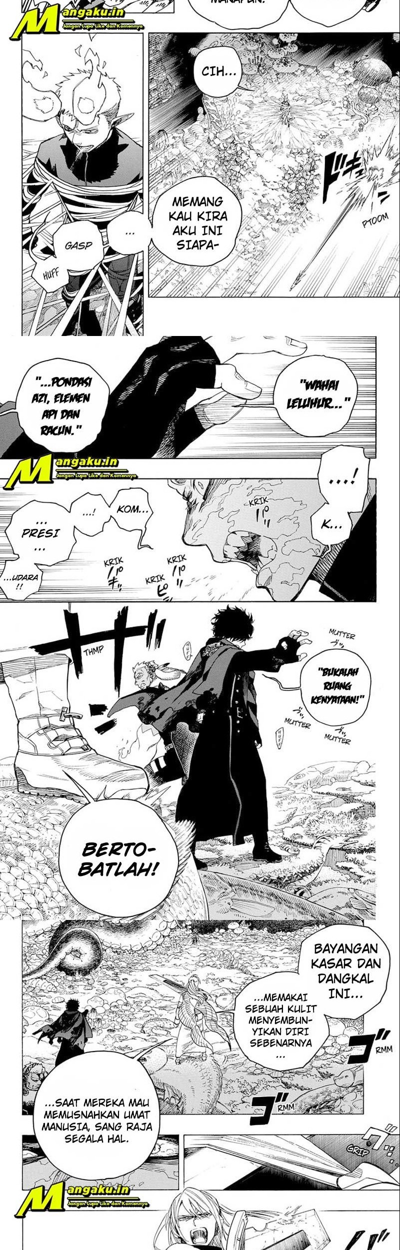 Ao no Exorcist Chapter 133.2 Gambar 14