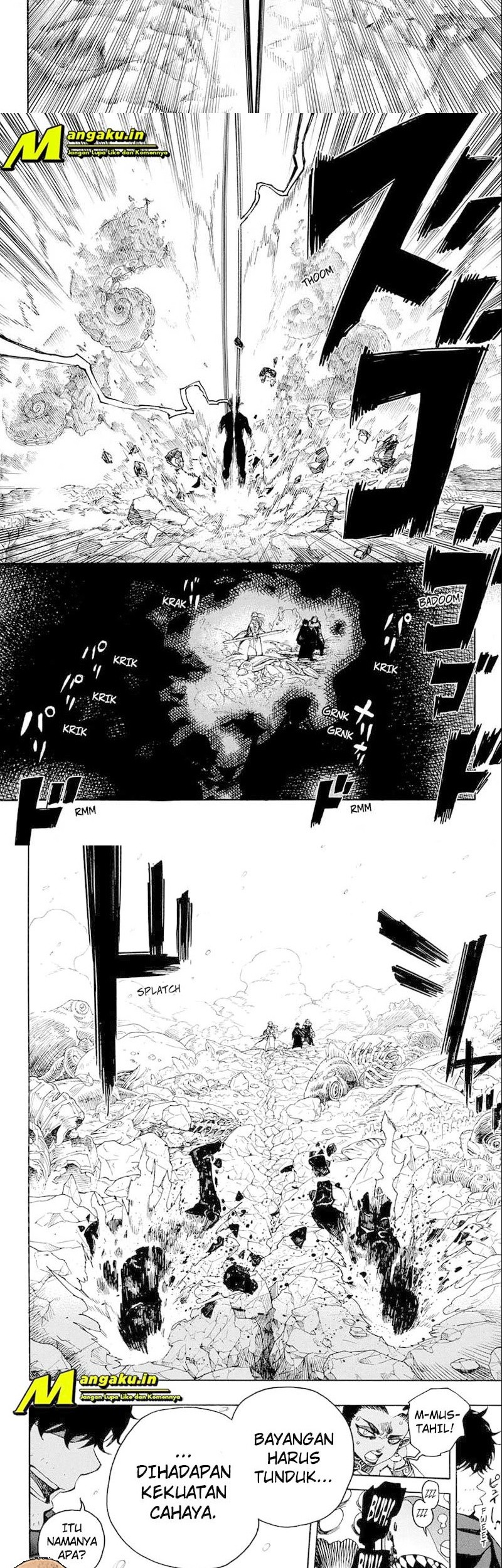 Ao no Exorcist Chapter 133.2 Gambar 17