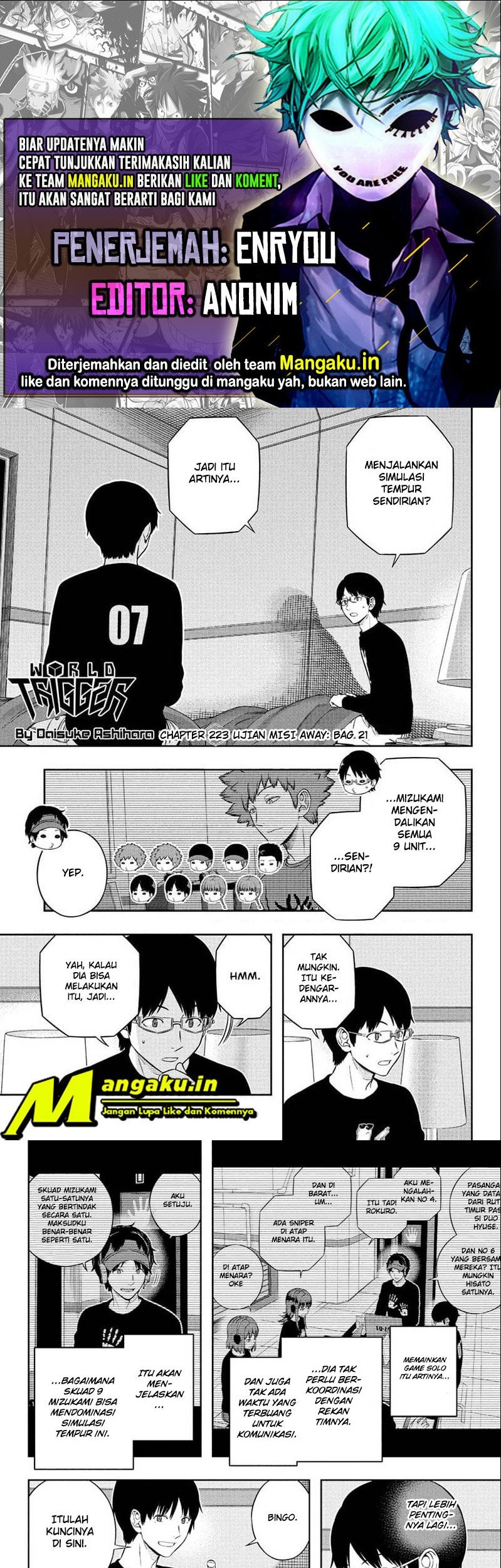 Komik World Trigger Chapter 223 gambar nomor 1