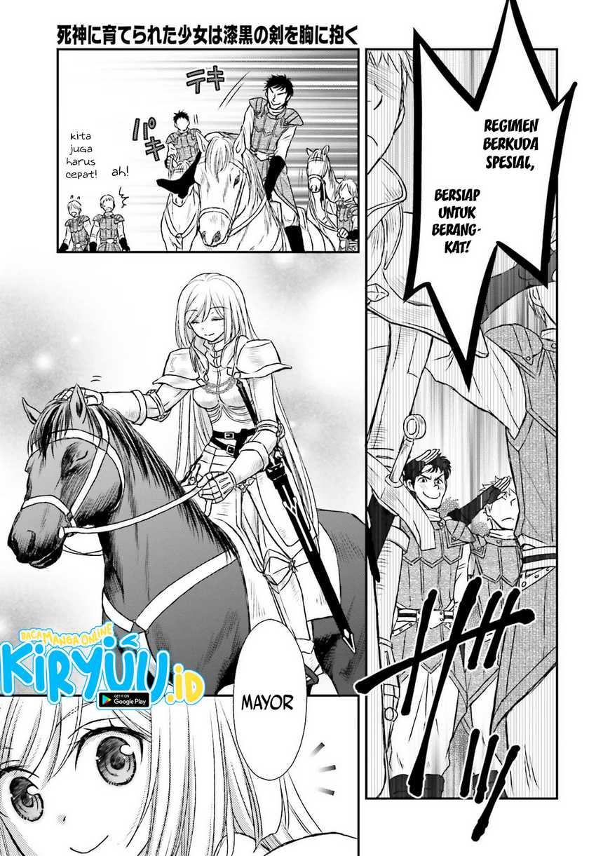 Shinigami ni Sodaterareta Shoujo wa Shikkoku no Tsurugi wo Mune ni Idaku Chapter 20 Gambar 24