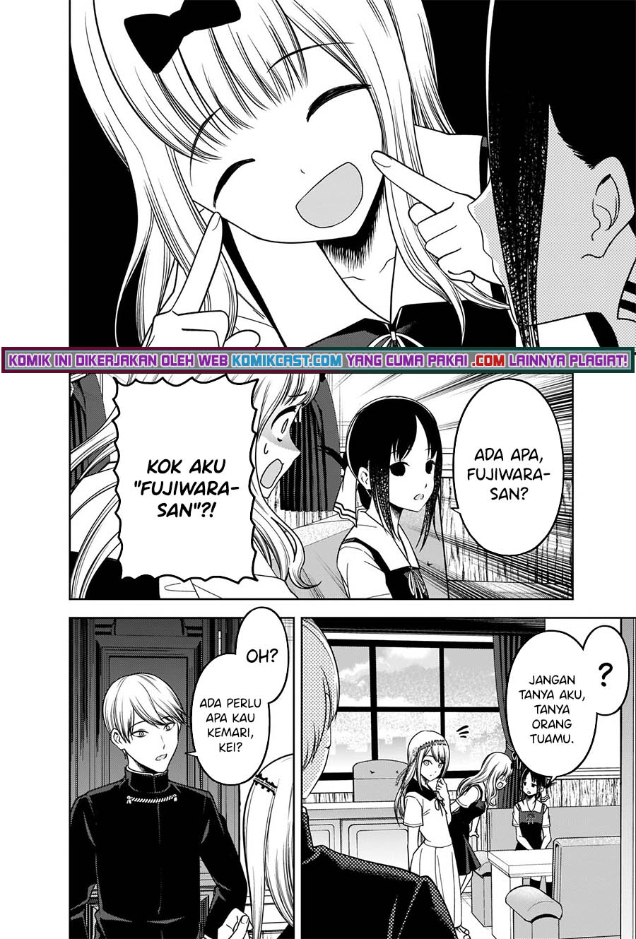 Kaguya-sama wa Kokurasetai – Tensai-tachi no Renai Zunousen Chapter 264 Gambar 13