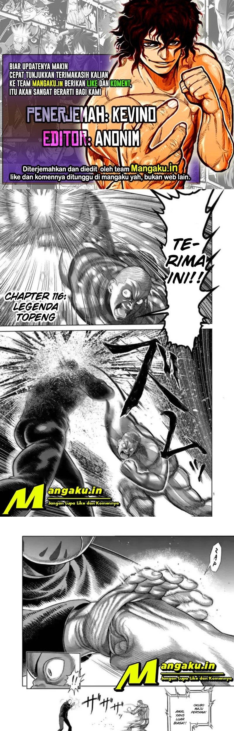 Komik Kengan Omega Chapter 116 gambar nomor 1