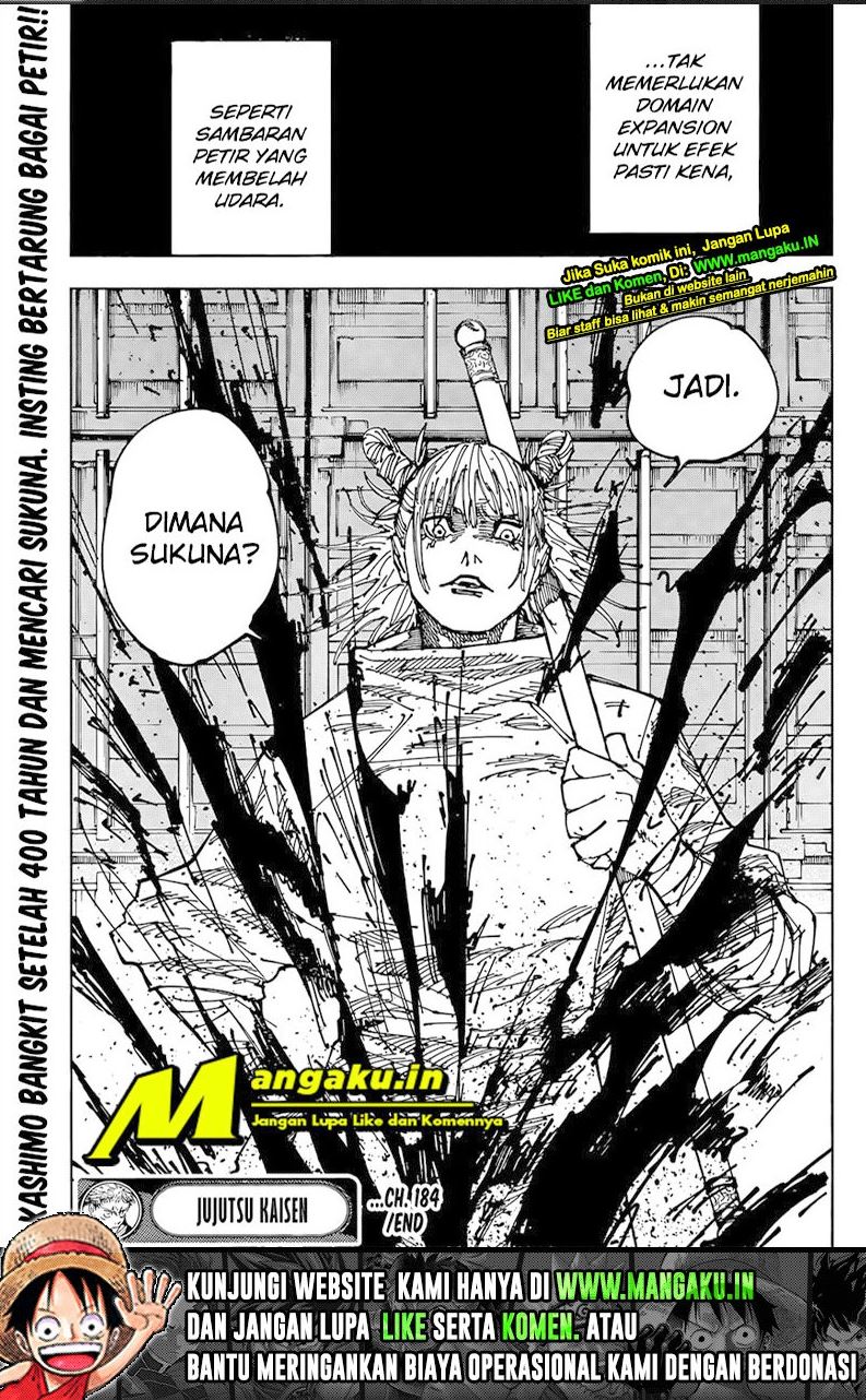 Jujutsu Kaisen Chapter 184 Gambar 19