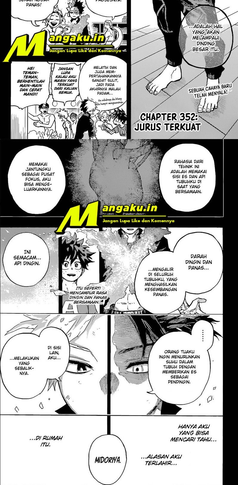 Manga Boku no Hero Academia Chapter 352 gambar nomor 2