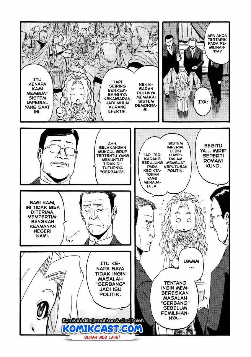 Gate – Jietai Kare no Chi nite Kaku Tatakeri Chapter 112 Gambar 17