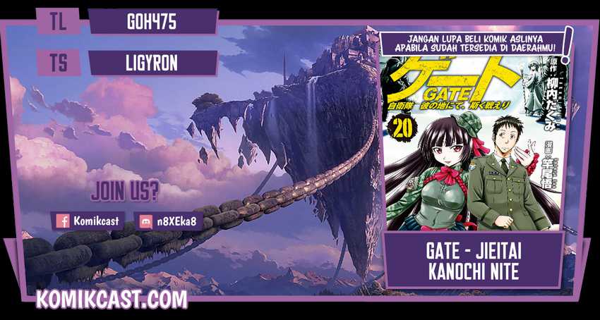 Komik Gate – Jietai Kare no Chi nite Kaku Tatakeri Chapter 113 gambar nomor 1