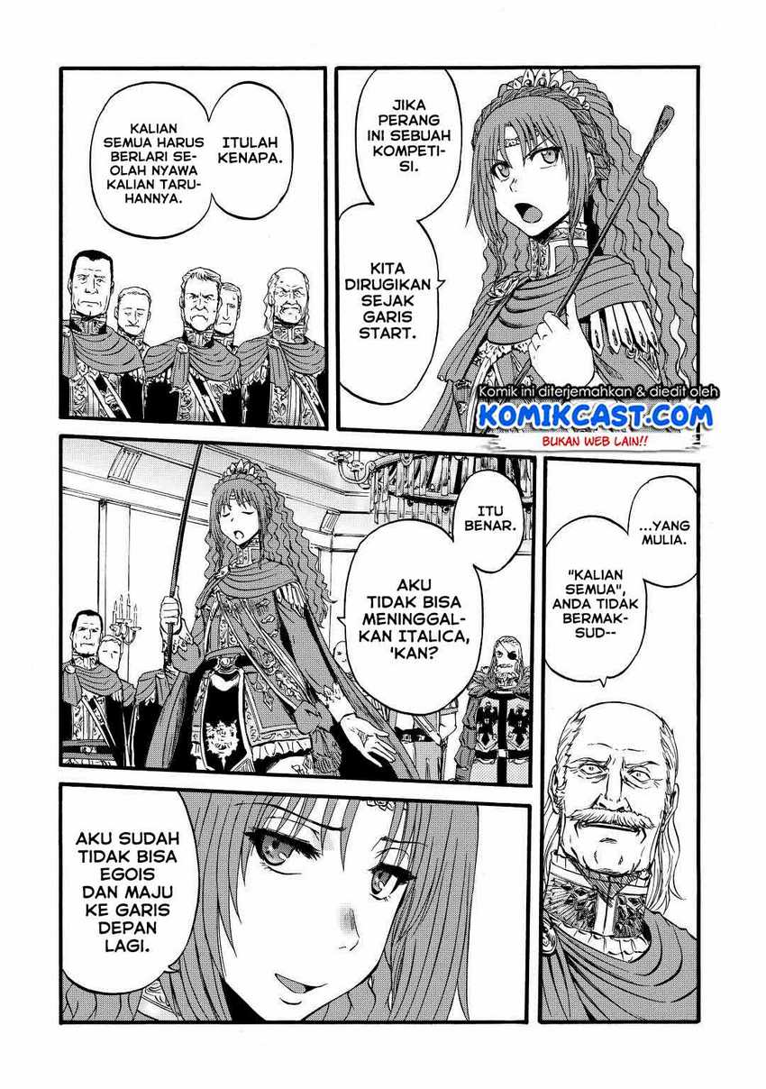 Gate – Jietai Kare no Chi nite Kaku Tatakeri Chapter 113 Gambar 13