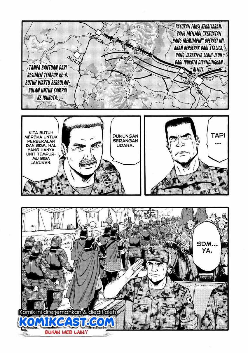 Gate – Jietai Kare no Chi nite Kaku Tatakeri Chapter 113 Gambar 6